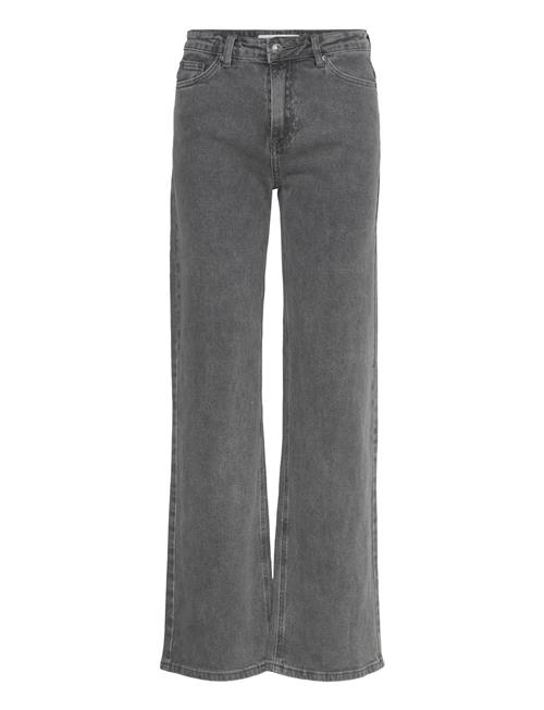 Se Srwilla Midwaist Wide Jeans Soft Rebels Grey ved Booztlet