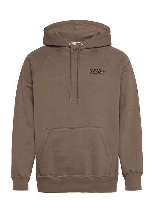 Wwfred Penseur Hoodie WOOD WOOD Brown