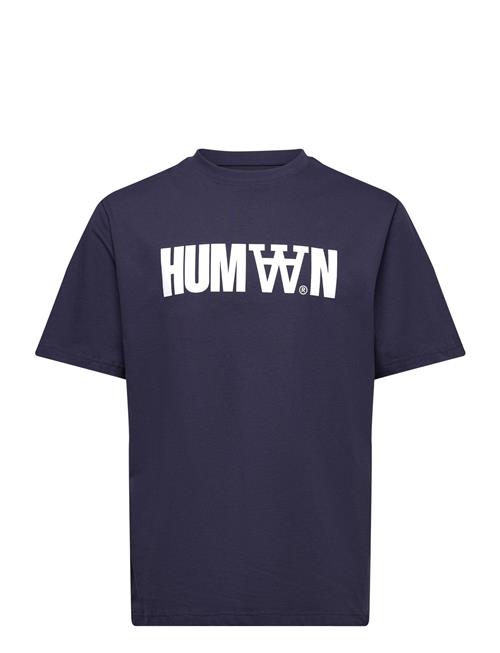 Wwasa Humaan Tshirt DOUBLE A BY W.W. Navy