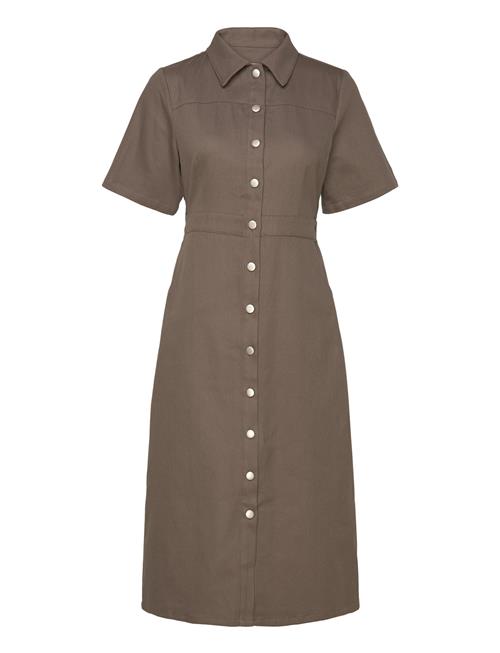 Benita Long Dress Noella Brown