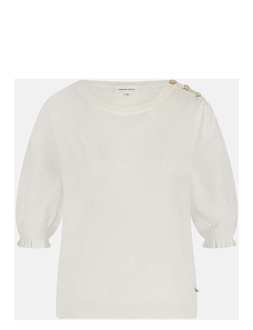 Molly Short Sleeve Pullover Fabienne Chapot White