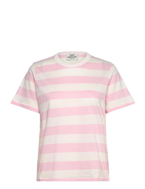 Se Single Organic Grace Tee Mads Nørgaard Pink ved Booztlet