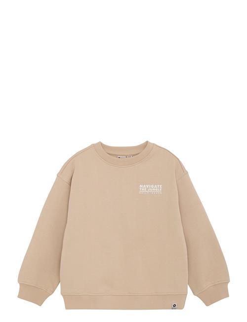 Sweater Over D Print Daily 7 Beige