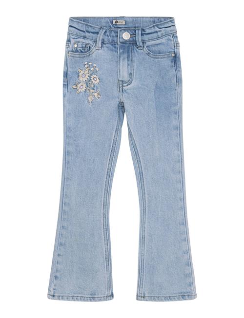 2400 Flared Embroderie Jeans Daily 7 Blue