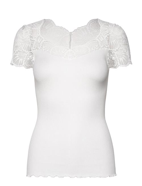 Rwbeatha Capsleeve Regular T-Shirt Rosemunde White