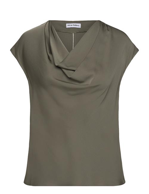 Zia Silk Top Ahlvar Gallery Khaki