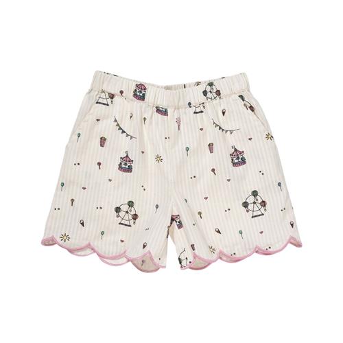 Copenhagen Colors Mønstret Shorts Cremefarvet |  | 86 cm