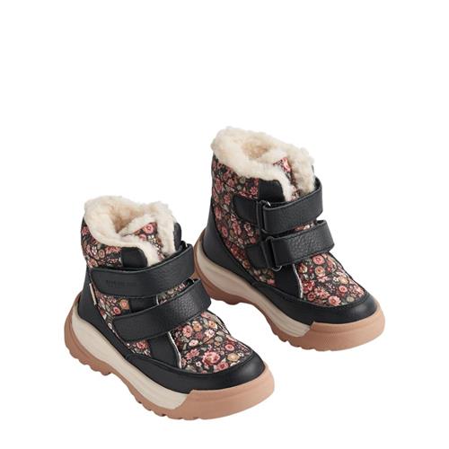 Wheat Millas Tex Vinterstøvler Raven Wild Flowers 25 EU  Sort  25 EU  Unisex