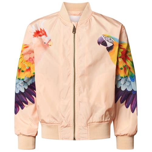 Molo Haliva Jacket Fantasy Parrots 140 cm  Orange.  140 cm  Unisex
