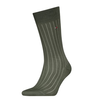 Tommy Hilfiger Legwear Tommy Hilfiger Strømper Premium Rib Crew Socks Grøn Str 45/46 Herre