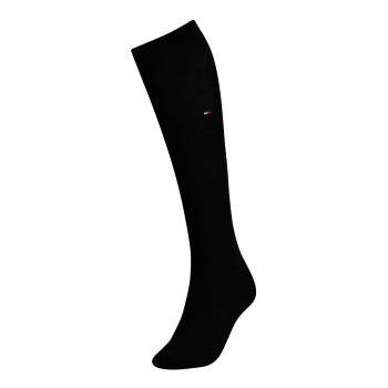 Tommy Hilfiger Legwear Tommy Hilfiger Strømper Women Cotton Knee High Sock Sort bomuld Str 39/42 Dame