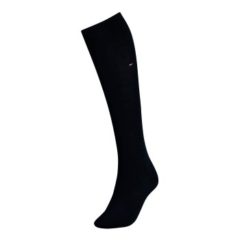 Tommy Hilfiger Legwear Tommy Hilfiger Strømper Women Cotton Knee High Sock Mørkblå bomuld Str 35/38 Dame