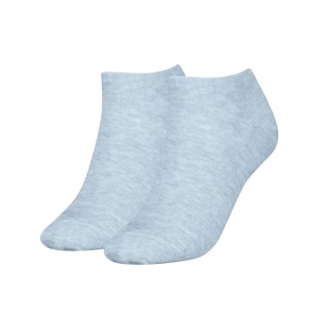 Tommy Hilfiger Legwear Tommy Hilfiger Strømper 2P Women Sneaker Sock Lyseblå Str 35/38 Dame