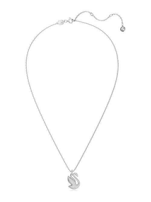 Swarovski Kæde 'Swan'  sølv / transparent