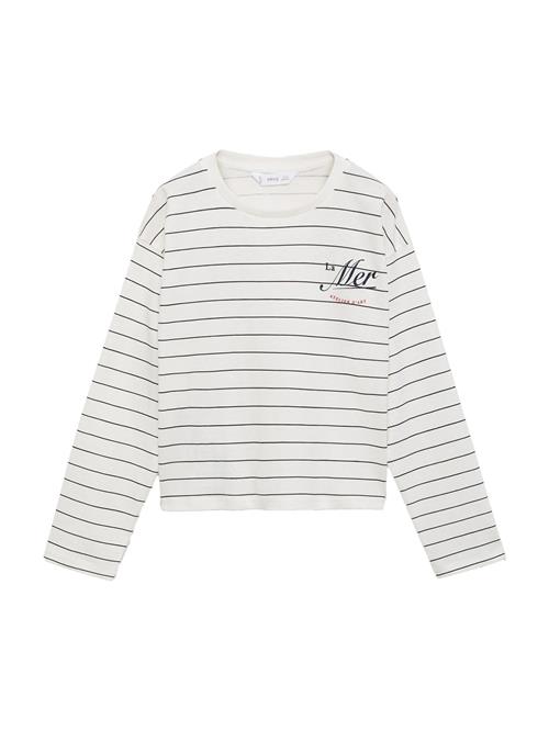 MANGO KIDS Bluser & t-shirts 'MER'  rød / sort / offwhite