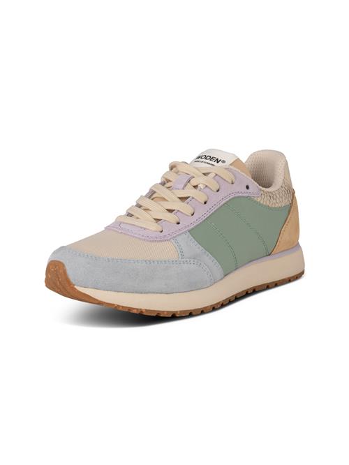 WODEN Sneaker low 'Ronja'  lysebeige / blå / mint