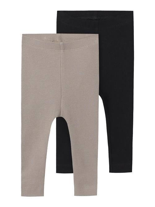 TWO SOON Leggings  greige / sort