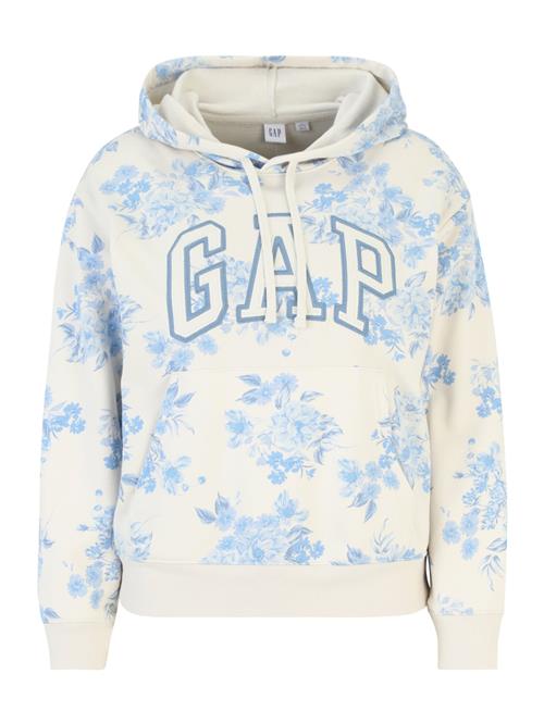 Gap Petite Sweatshirt 'HERITAGE'  opal / lyseblå / hvid