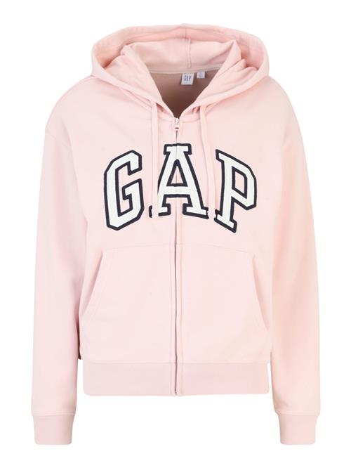 Gap Petite Sweatjakke 'HERITAGE'  marin / lyserød / hvid