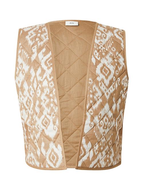 JDY Vest 'JDYTIGER'  sepia / hvid