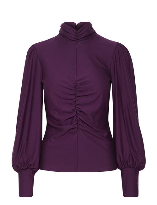 Se Rifagz Ls Cuff Blouse Gestuz Purple ved Booztlet