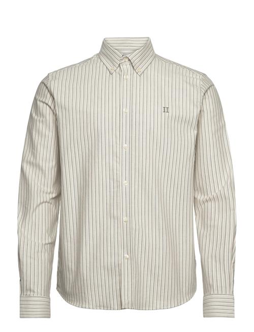 Konrad Stripe Oxford Shirt Les Deux Cream