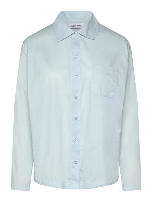 Core Sleep Poplin Shirt Organic Basics Blue