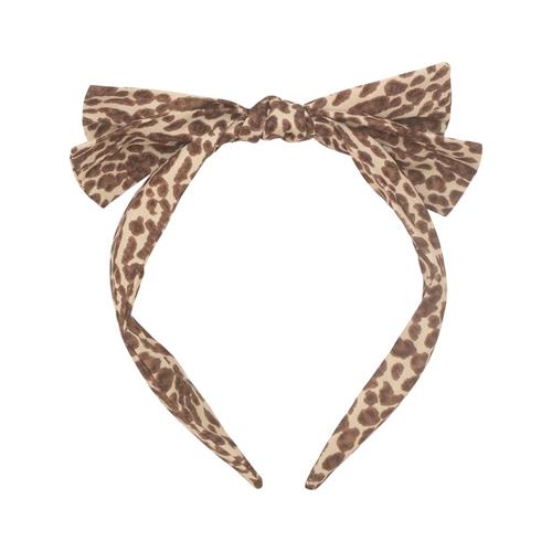 Mimi & Lula Edie Bow Hårbånd Leopard | Brun | 0