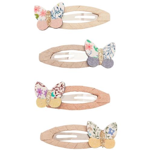 Mimi & Lula Betty Butterfly 4 Hårklemmer Florence | Beige | 0