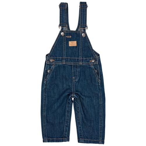 Copenhagen Colors Organic Baby Overalls  Dark Indigo Blue Washed 68 cm  Blå  68 cm  Unisex