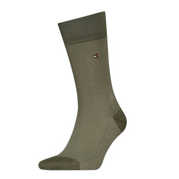 Tommy Hilfiger Legwear Tommy Hilfiger Strømper Men Premium Birdseye Socks Grøn Str 45/46 Herre