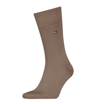 Tommy Hilfiger Legwear Tommy Hilfiger Strømper Men Premium Birdseye Socks Brun Str 43/44 Herre