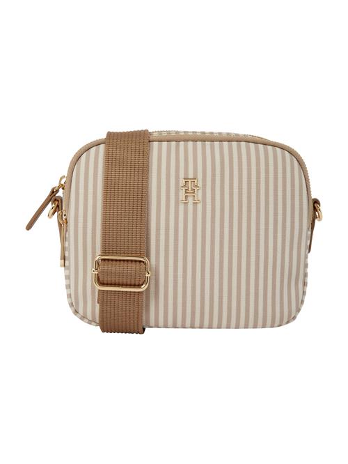 TOMMY HILFIGER Skuldertaske 'POPPY SUMMER'  beige / hvid