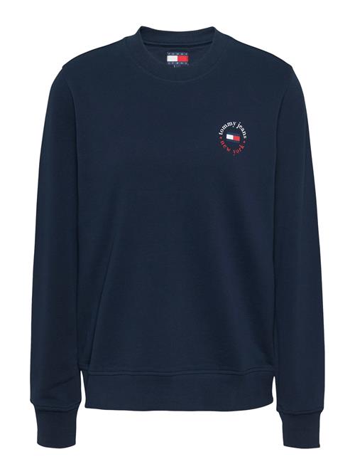 Tommy Jeans Sweatshirt 'ESSENTIAL'  marin / rød / hvid