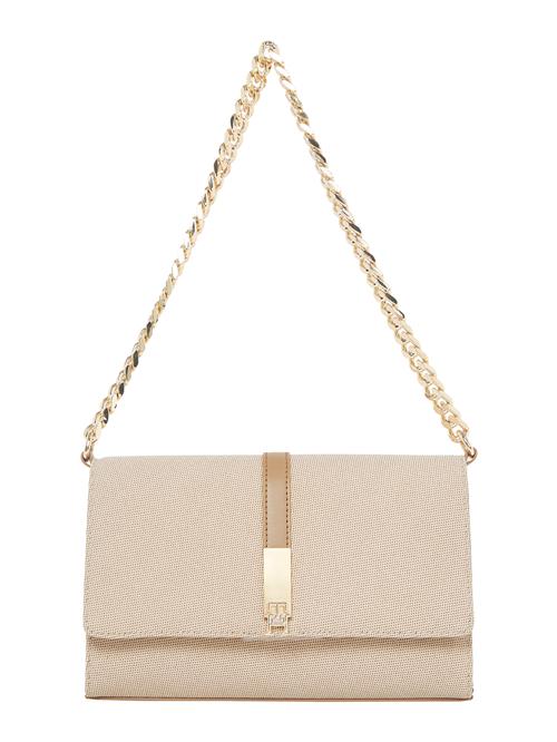 TOMMY HILFIGER Skuldertaske 'HERITAGE'  khaki / hvid