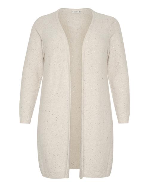 KAFFE CURVE Cardigan 'Luela'  beige-meleret