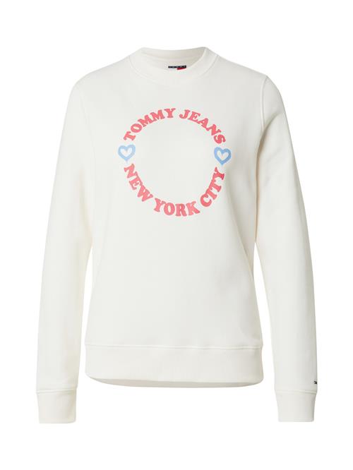 Se Tommy Jeans Sweatshirt 'NYC'  lyseblå / lyserød / hvid ved About You