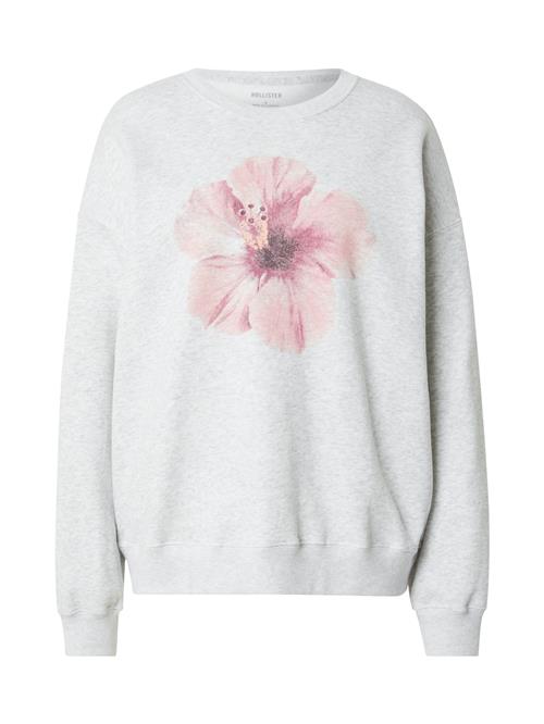 HOLLISTER Sweatshirt  lysegrå / lyserød / lys pink