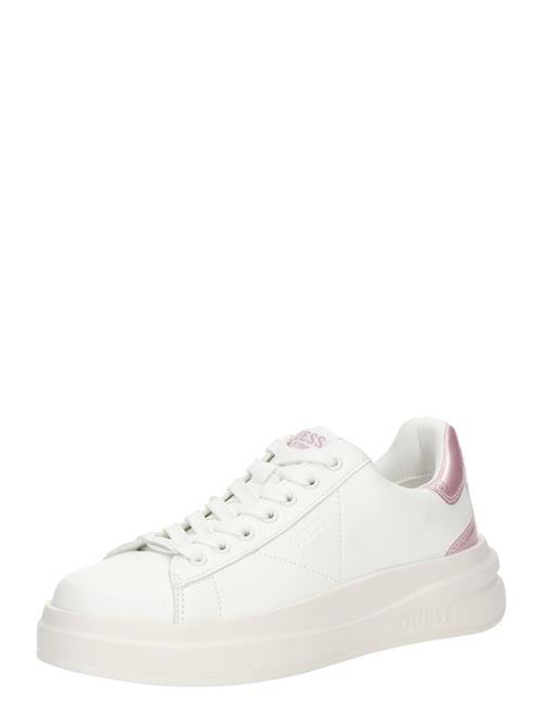 GUESS Sneaker low 'ELBINA'  pink / hvid