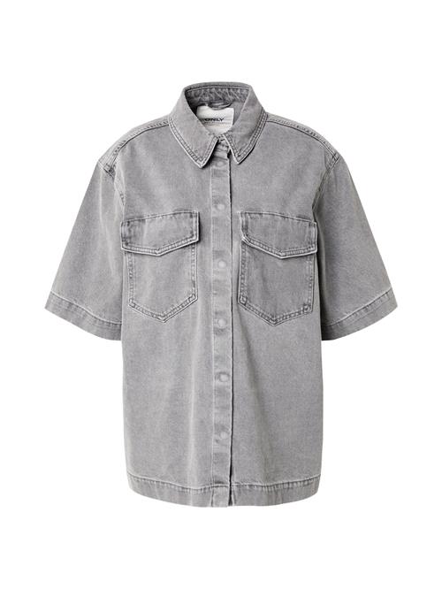 ONLY Bluse  grey denim