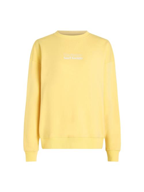 Se O'NEILL Sweatshirt 'Future Surf Society'  gul / hvid ved About You