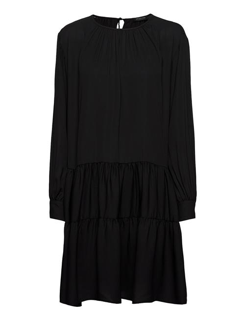 Slfamaya Ls Short Dress Selected Femme Black