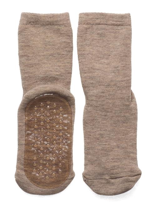 Wool Socks - Anti-Slip Mp Denmark Beige