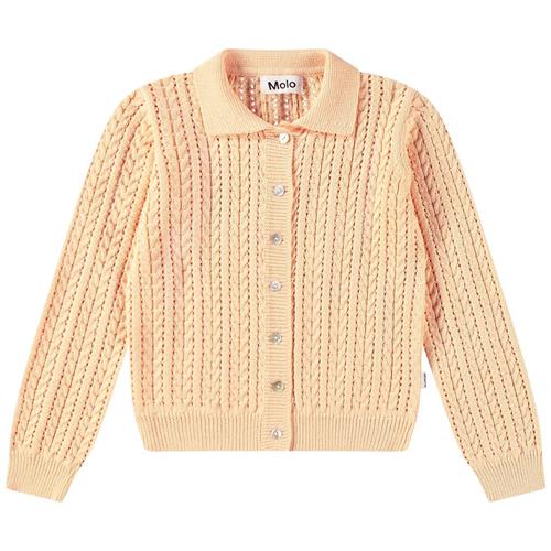 Molo Gwendolyn Knitted Cardigan Pale Melon 158/164 cm  Orange.  158/164 cm  kvinde