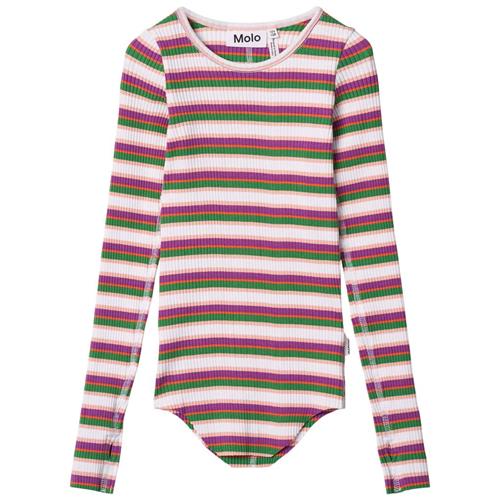 Molo Rochelle Long Sleeve T-shirt Jungle Stripe | Lyserød | 146/152 cm