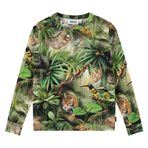 Molo Rill Long Sleeve T-shirt Jungle Animals | Grønn | 92 cm