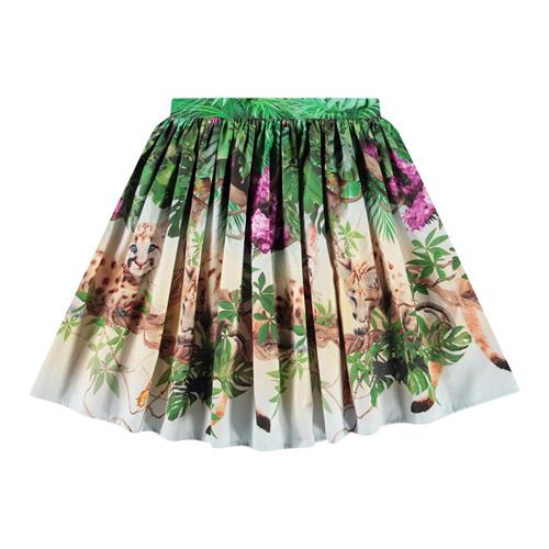 Molo Bonnie Skirt Fluffy Pumas 92/98 cm  Grøn  92/98 cm  kvinde