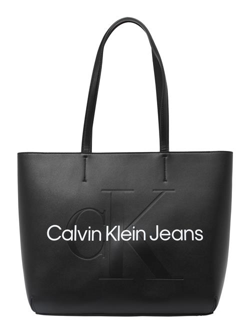 Calvin Klein Jeans Shopper  sort / hvid