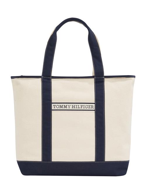 TOMMY HILFIGER Strandtaske  beige / navy