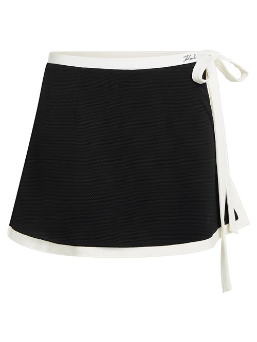 Karl Lagerfeld Badeshorts  sort / hvid